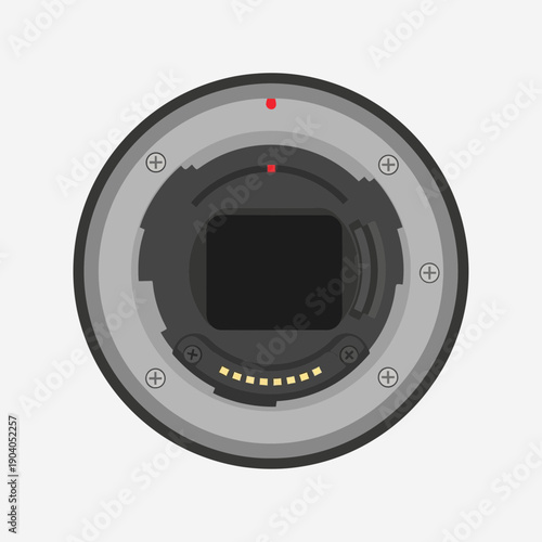 Camera Lens Mount, Digital Camera Bayonet Mount, Electronic Contacts