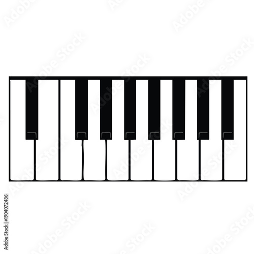 Piano Keys Illustration