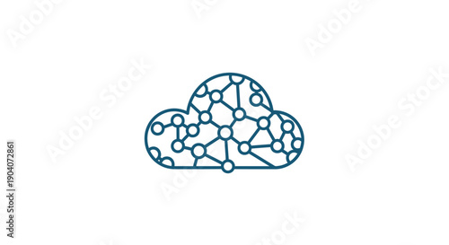 Simple Hospital Building Icon with Cross Symbol.