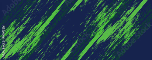 Green sports background design with abstract modern template. Vector illustration of sports players in various activities.