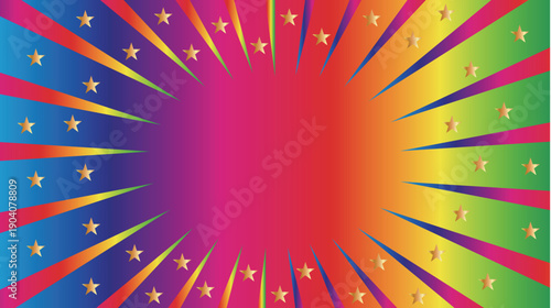 太陽　スクリーントーン　模様　背景