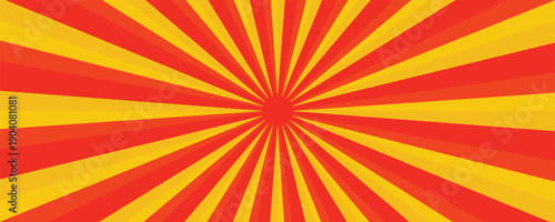 Autumn color sun rays background. Abstract orange sun rays design wallpaper. Colorful swirling lines for templates. modern vector illustrator, website, textures,