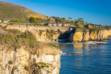 Pismo Beach Shore Cliffs Dinosaur Cave Park California