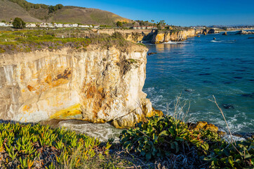Pismo Beach Shore Cliffs Dinosaur Cave Park California