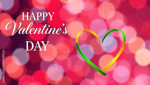 Celebrate valentine's day with colorful hearts