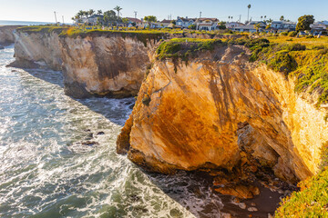 Pismo Beach Shore Cliffs Dinosaur Cave Park California