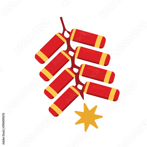 CHINESE FIRECRACKERS VECTOR 