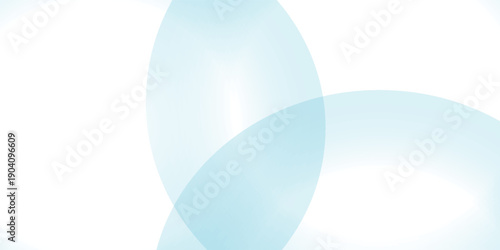 Light blue abstract background, creating balls of warm faded blue light floating over a white background.