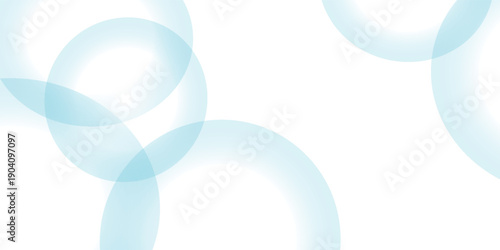 Light blue abstract background, creating balls of warm faded blue light floating over a white background.