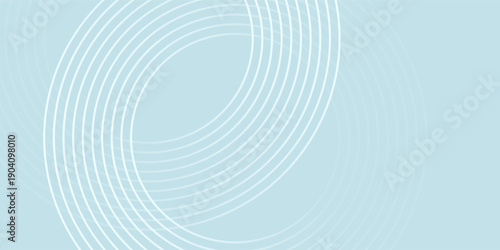 Modern abstract background. Glossy white gradient circle lines. Minimal geometric pattern. Simple graphic elements. Futuristic concept. Suitable for cover, poster, banner, brochure, eps10.