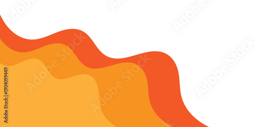 abstract orange wave background. modern background. used for banner, poster.