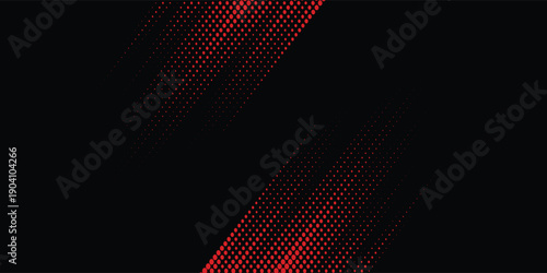 Halftone dots red and blue color pattern gradient grunge texture background. Dot pop art comic sport style vector illustration. modern background