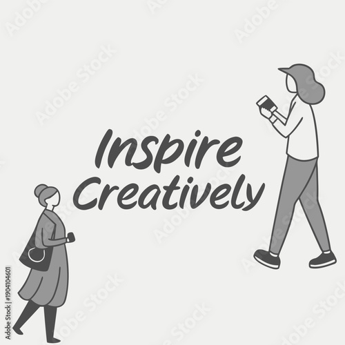 Minimal creative headline instagram post for professional blog articles and social media news