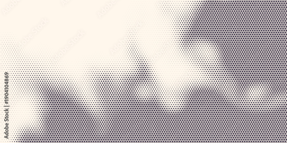 Fototapeta premium Hexagon Shapes Vector Abstract Geometric Technology Retrowave Sci-Fi Texture Isolated on Light Background. Halftone Hex Retro Simple Pattern. Eps10