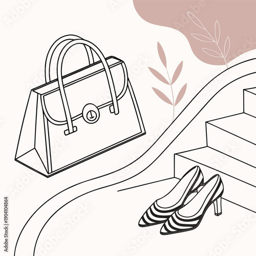 Minimal luxury fashion instagram story for high end clothing brands and premium style updates