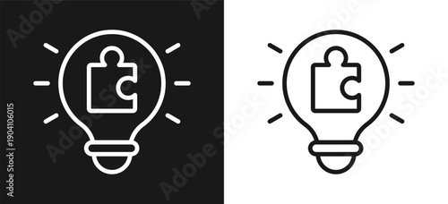 Problem Solving Style Line In Background Black And White