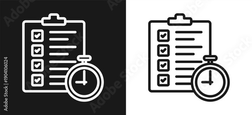 Deadline Style Line In Background Black And White