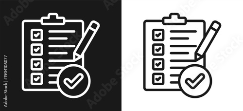 Completion Style Line In Background Black And White