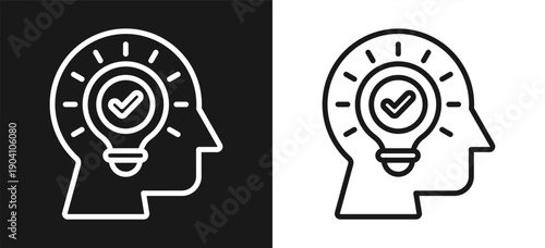 Intelligence Style Line In Background Black And White