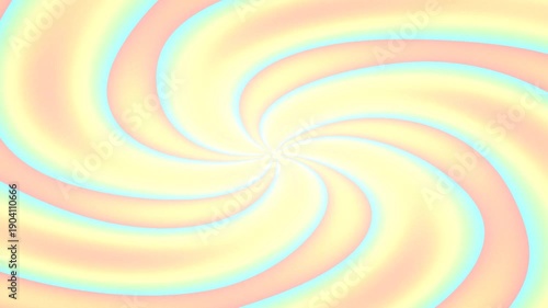 A swirling pastel pattern with soft colors creating a hypnotic spiral effect