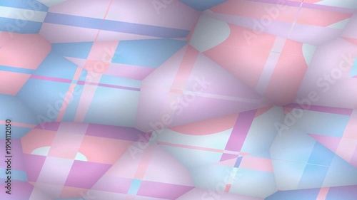 A smooth abstract surface with soft pastel colors and geometric shapes blending together
