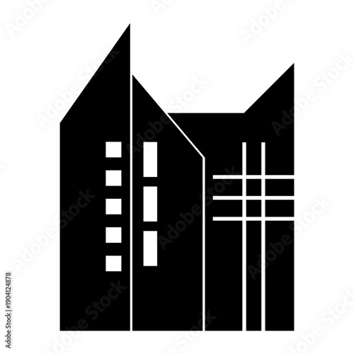 city ​​building illustration design
