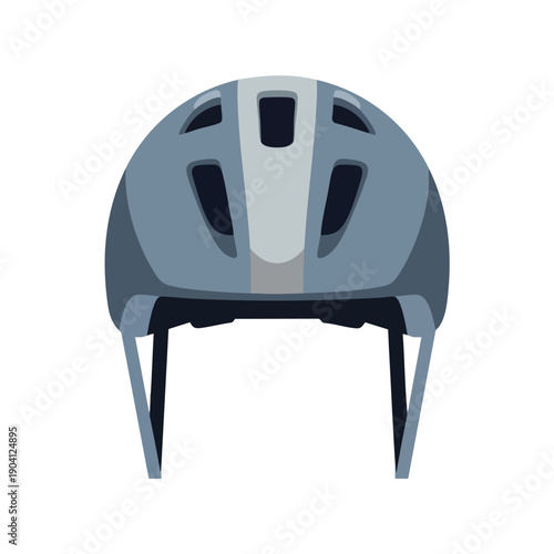 Gray Bicycle Helmet Safety Protection