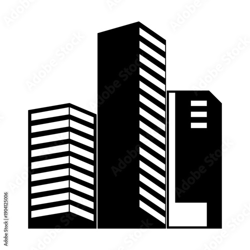 city ​​building illustration design
