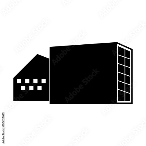 city ​​building illustration design