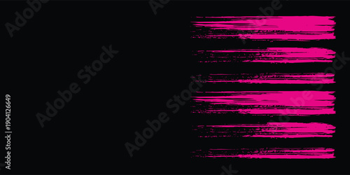 black pink brush pattern car sticker banner sporty abstract line pink black color combination grunge brush pattern modern motorsport racing design