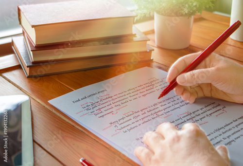 proofreading paper on process of service