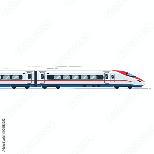 High Speed Train in Motion