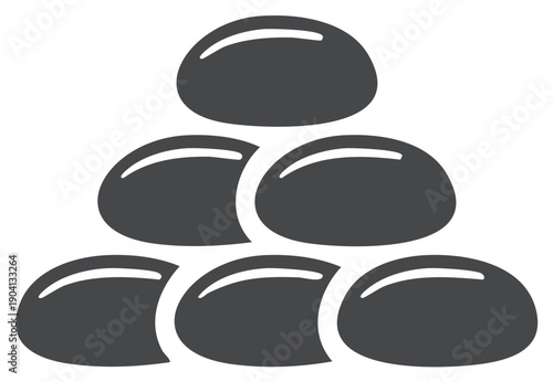 Stacked Stones Calmness Pyramid Rock Balancing Tower Meditation Zen Concept