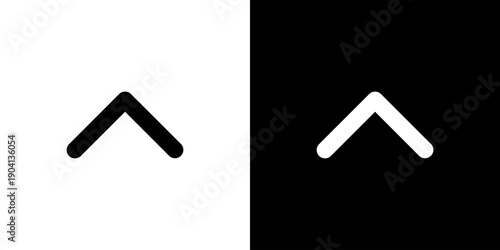 矢印 上向き 上 上昇 指示記号 ポインタ シンプル アイコン (ベクター)