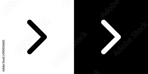 矢印 右向き 右 進む 次へ 指示記号 ポインタ シンプル アイコン (ベクター)