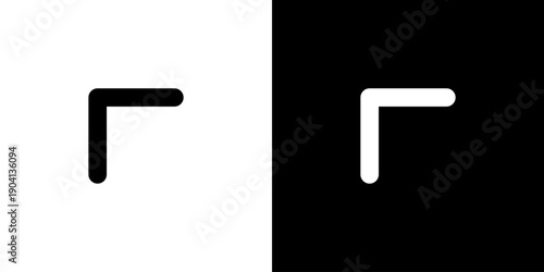 矢印 左上 斜め 上向き 指示記号 ポインタ シンプル アイコン (ベクター)