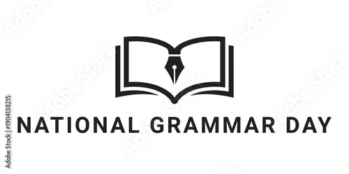 National Grammar Day Writing and Reading Banner