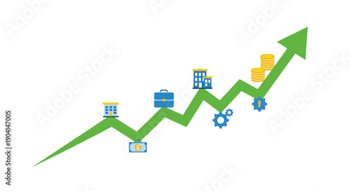 Business Growth and Financial Success Concept