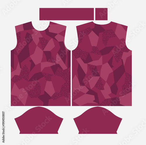 Ultimate Premium Polyester Fabric Sublimation Jersey Design Vector