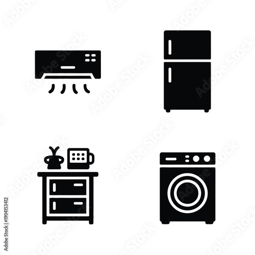 Modern home appliances for comfortable living spaces