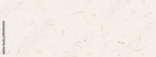 Handmade craft paper in ecru. Eggshell background with mulberry and rice paper texture. Vector illustration.