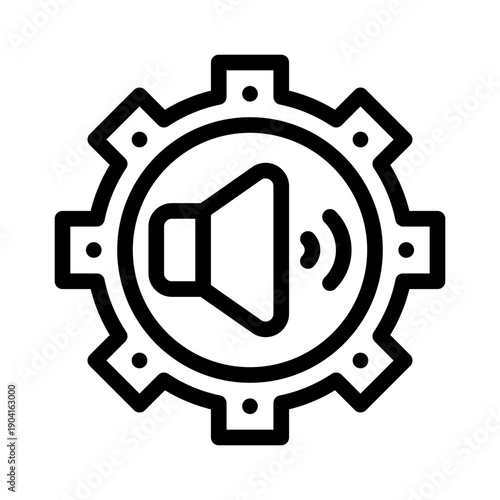 soundsettings line icon