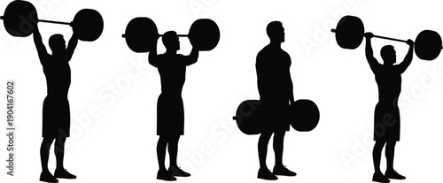 A large collection of yoga silhouette illustrations featuring women practicing various poses like lotus warrior and cobra for fitness wellness exercise and health.