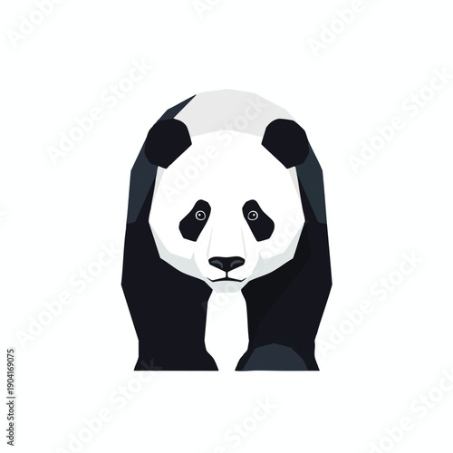 Adorable Panda Bear Illustration