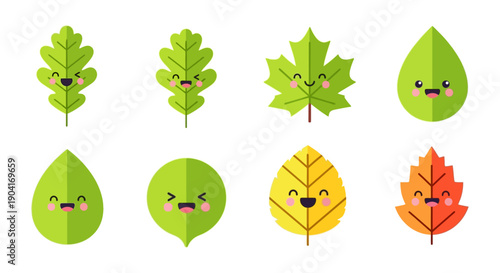 Collection of Flat Design Smart Thermostat and Climate Control Icons