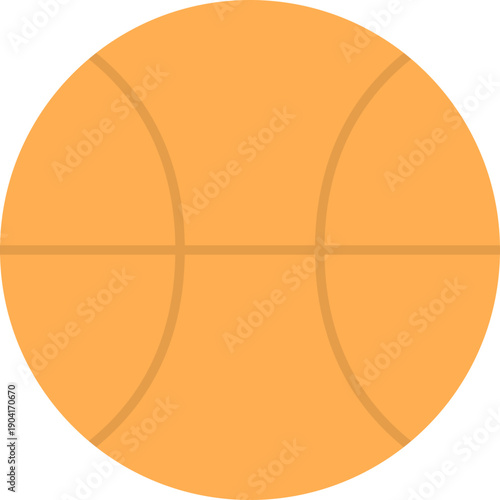 vector illustration of a basketball