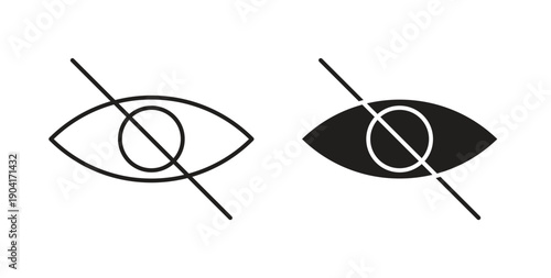 Sensitive content icon symbol vector graphic designs on white. Best for ui Design