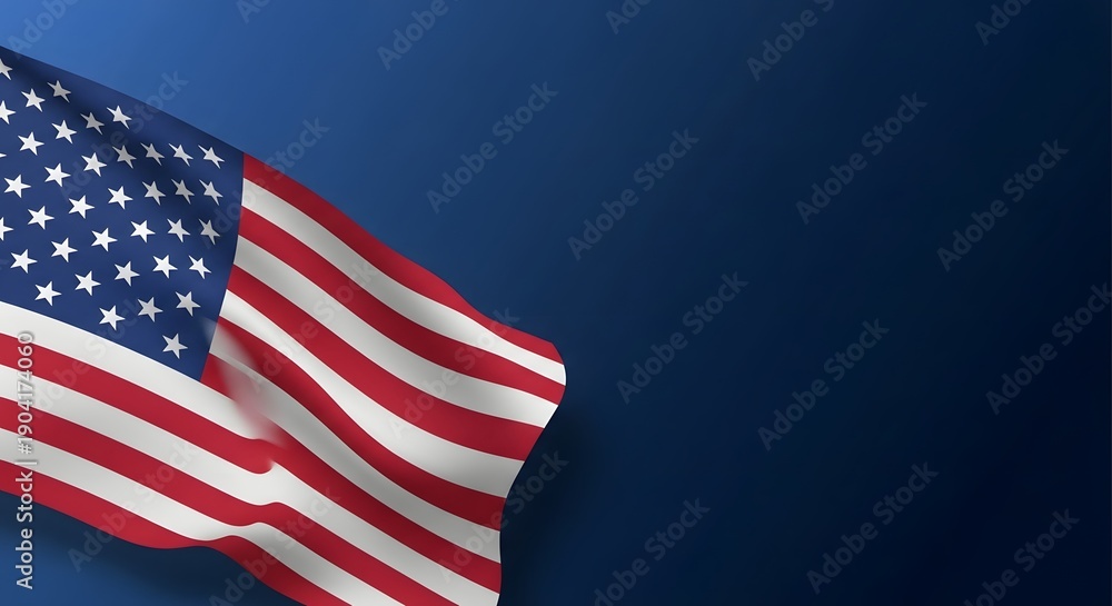 Fototapeta premium American flag day 4th of july and labor day celebrations patriotic symbols and holidays