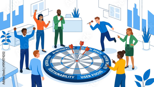 Team Brainstorming Session for Sustainability and User Focus