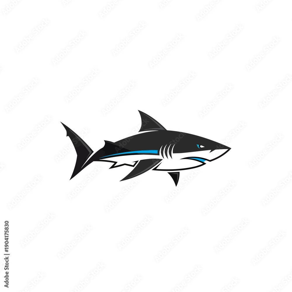 Obraz premium shark vector illustration